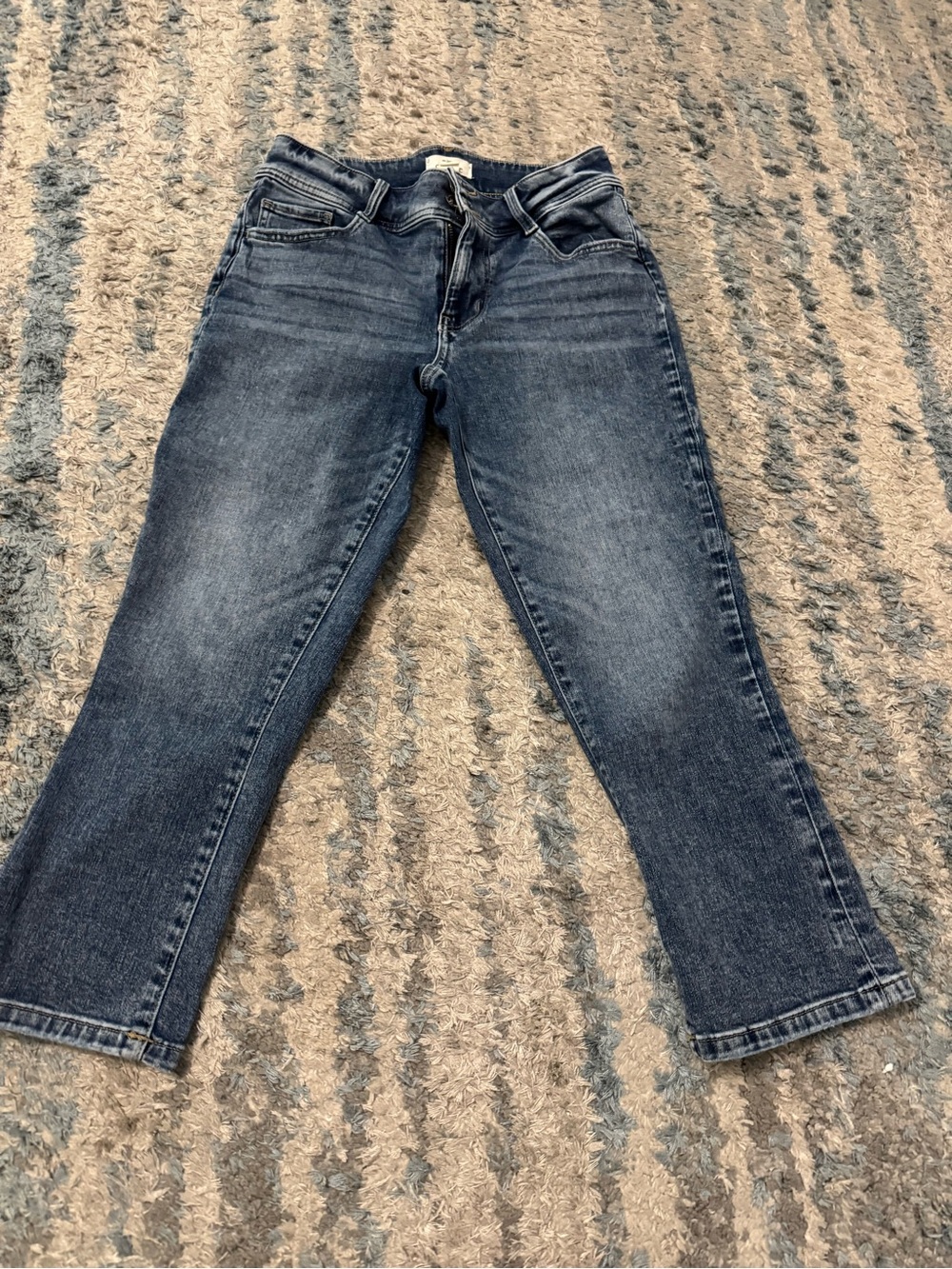Maurices Dark Blue Ankle Crop Jeans